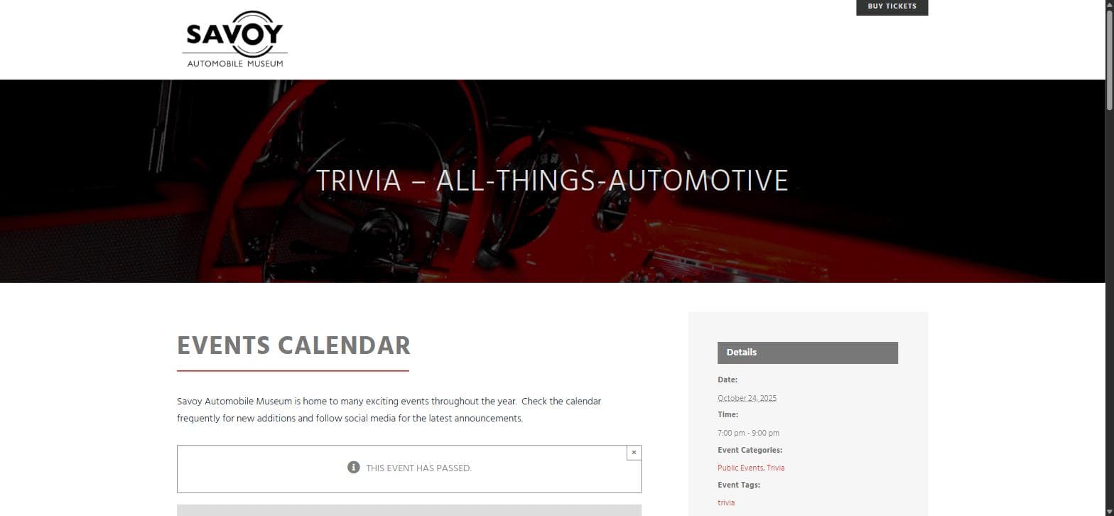 Trivia Night – Let’s Go Racing!